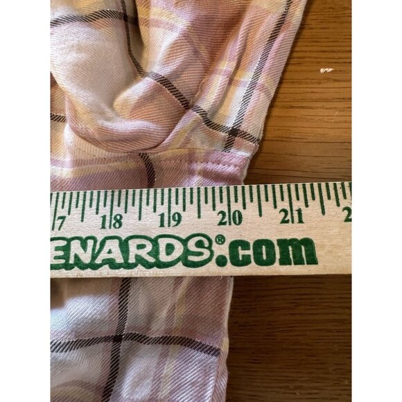 Chaps V Neck Long Sleeve Flannel Shirt Size Small Modern Designer Hiking Outdoor - Picture 6 of 16